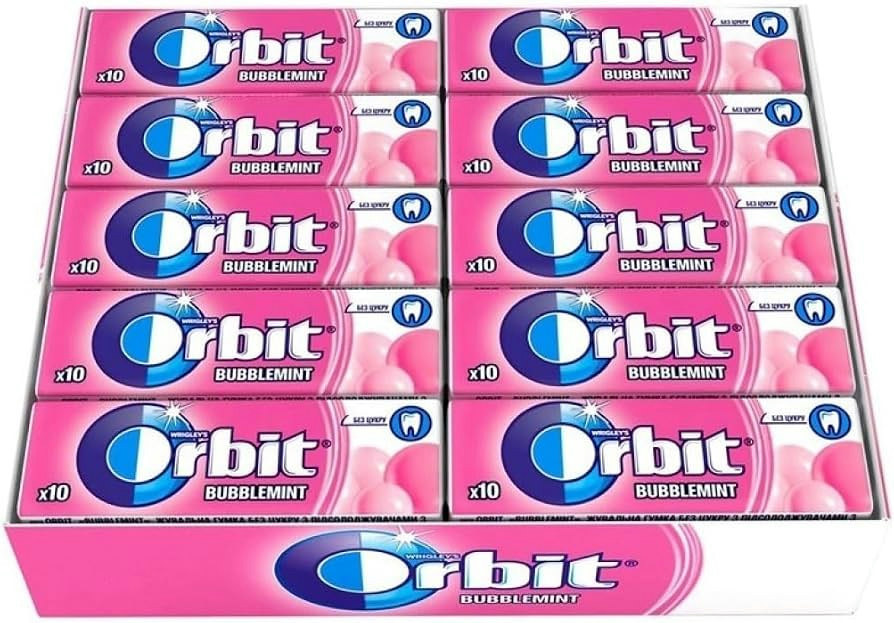 Orbit 30x14gr Bubblemint