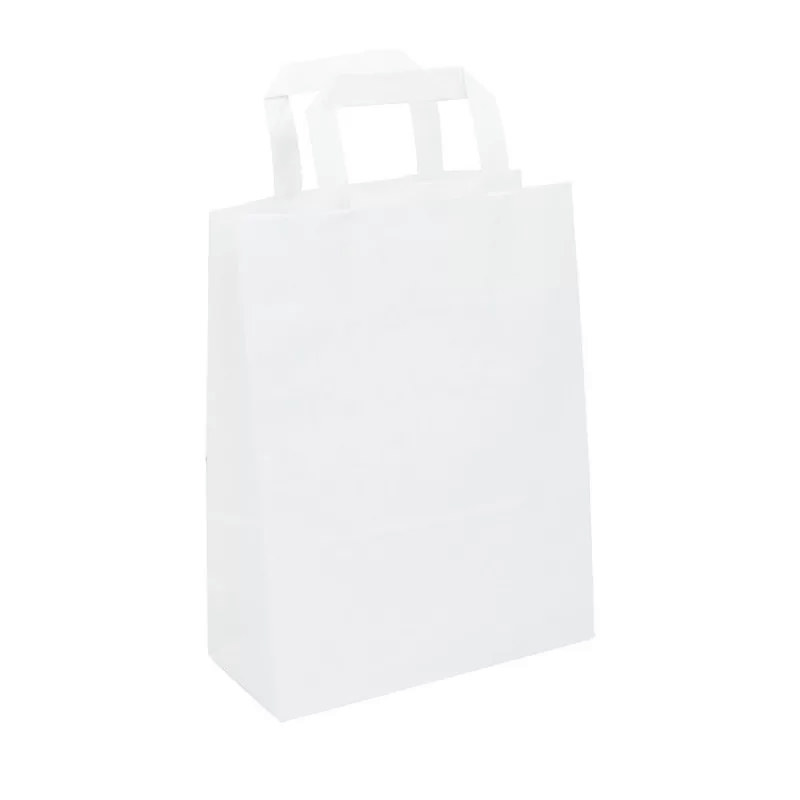 Sacola de Papel Branca 220x100x280 250 unidades