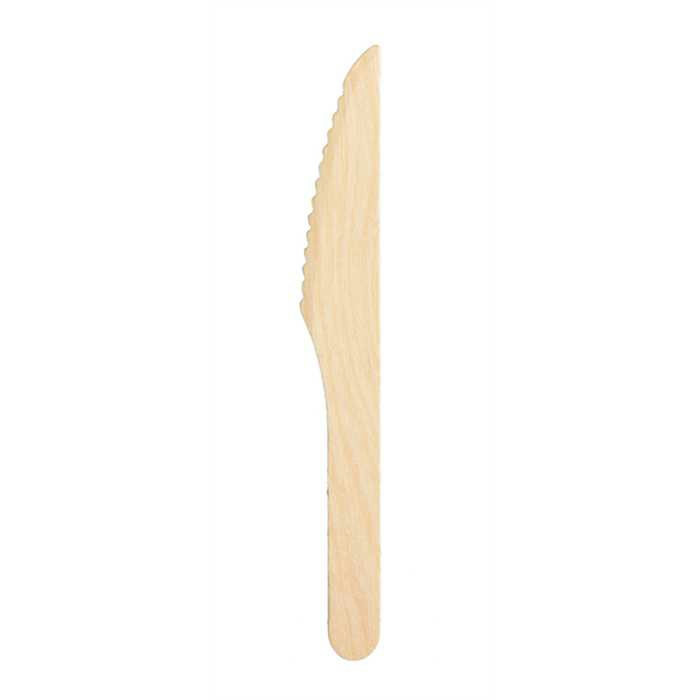 Wooden Knives x 100pcs