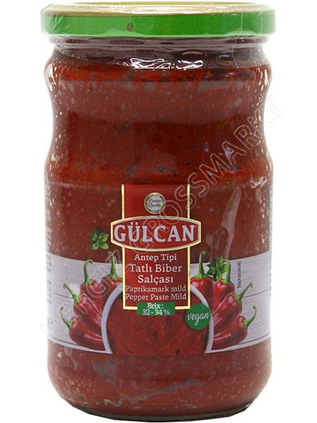 Gulcan Biber Salca / Biber Salçası 650gr Hafif