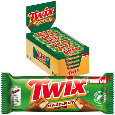 Twix 30x50gr Hazelnut