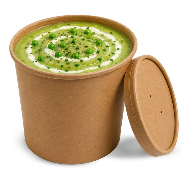 Soup Carton 32 oz x 25 + Lids 150022 / 15672
