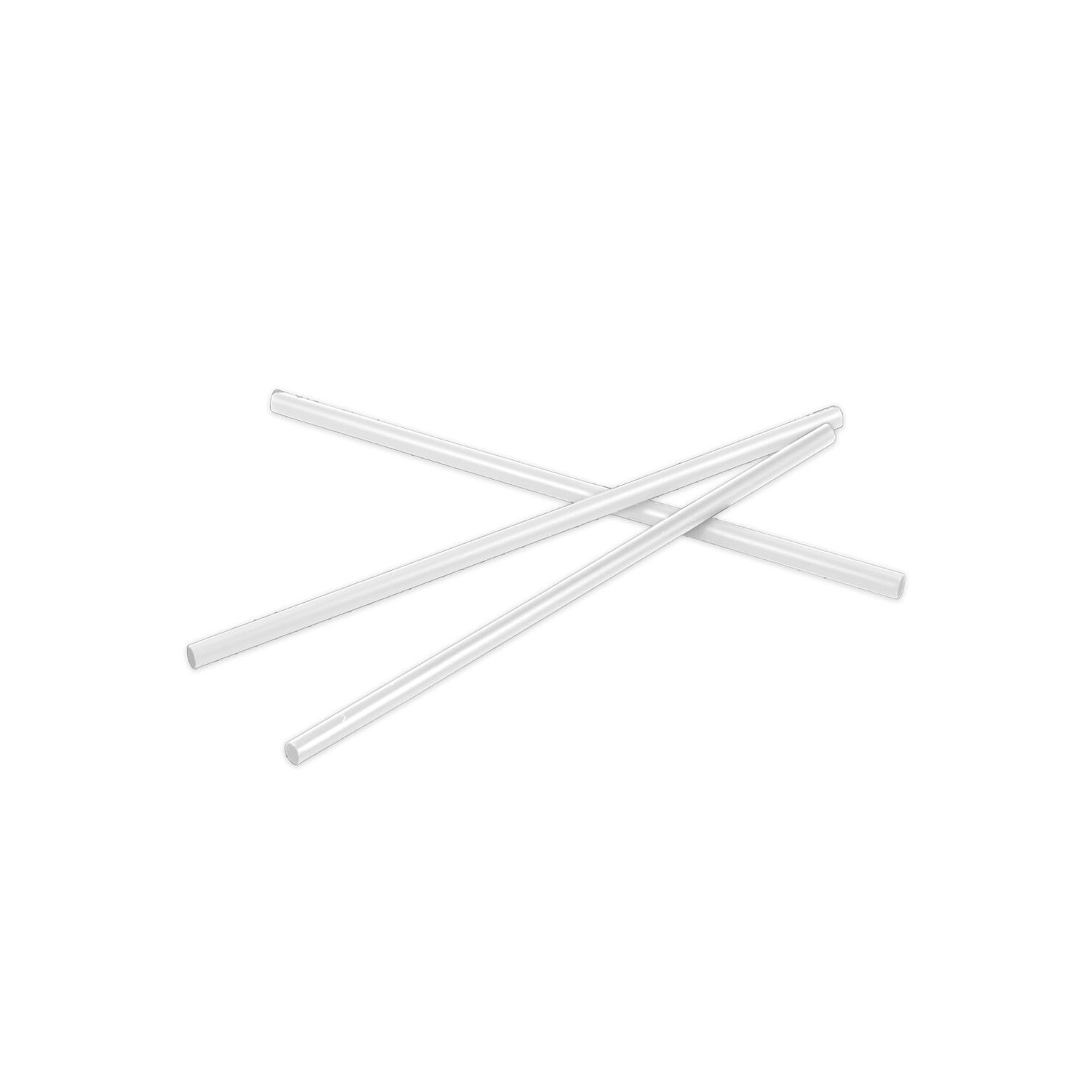 Paille Plastique Reuseable x250 8/150 Transparente Smoothie